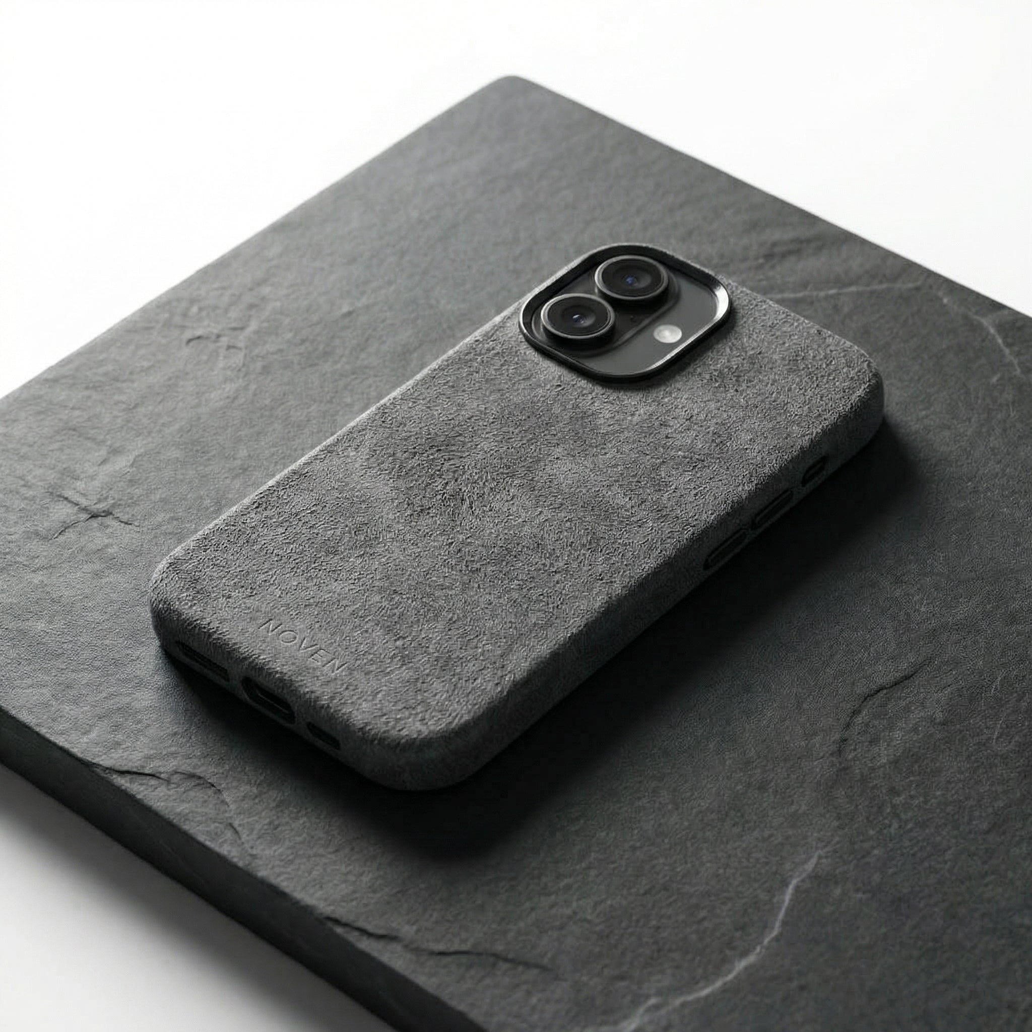 iPhone 17 Alcantara Case - Light Grey