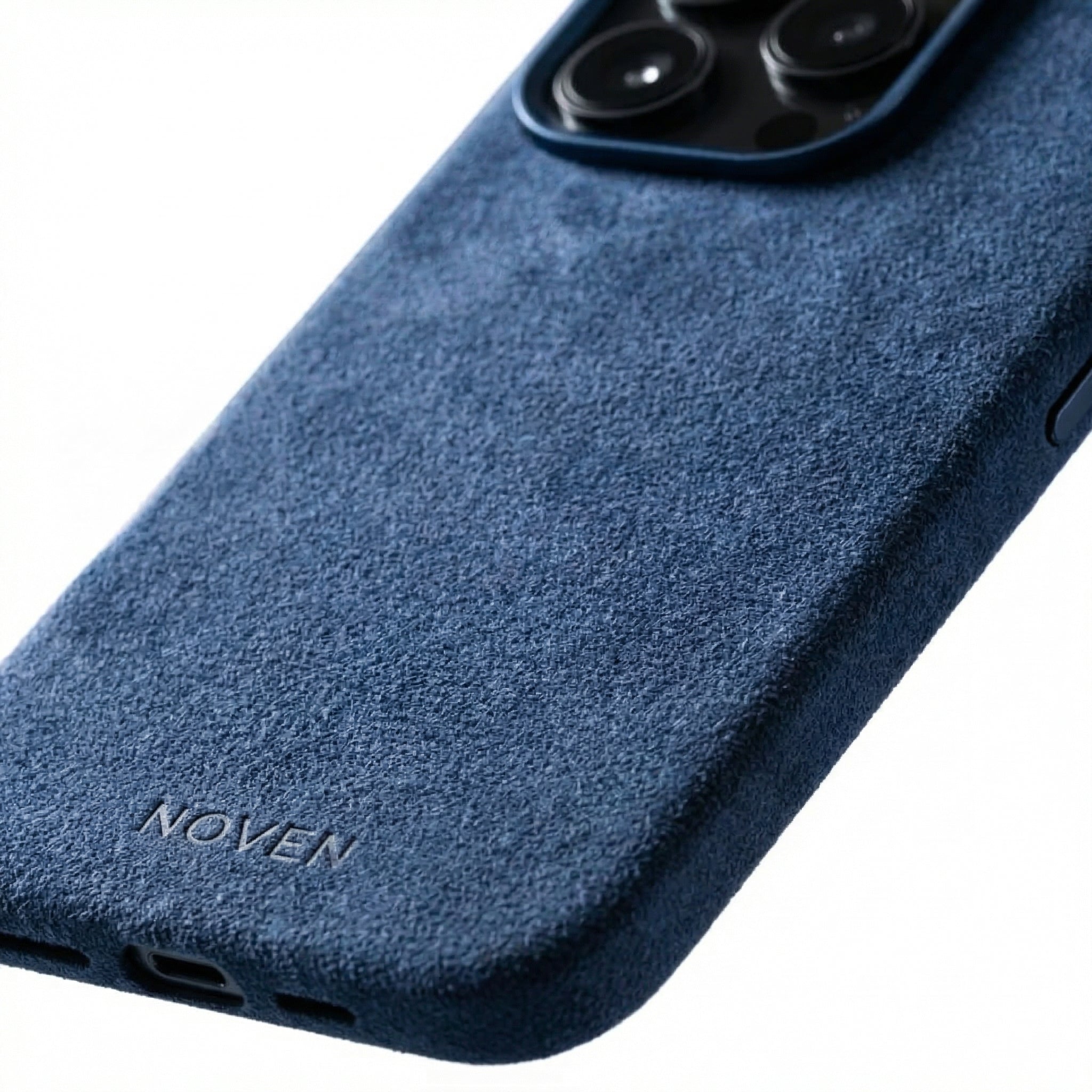 iPhone 15 Pro Alcantara Case - Blue