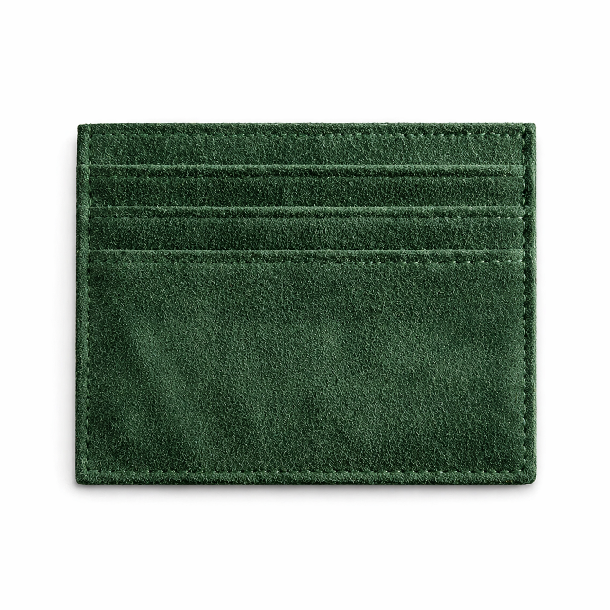 Alcantara Card Wallet - Green