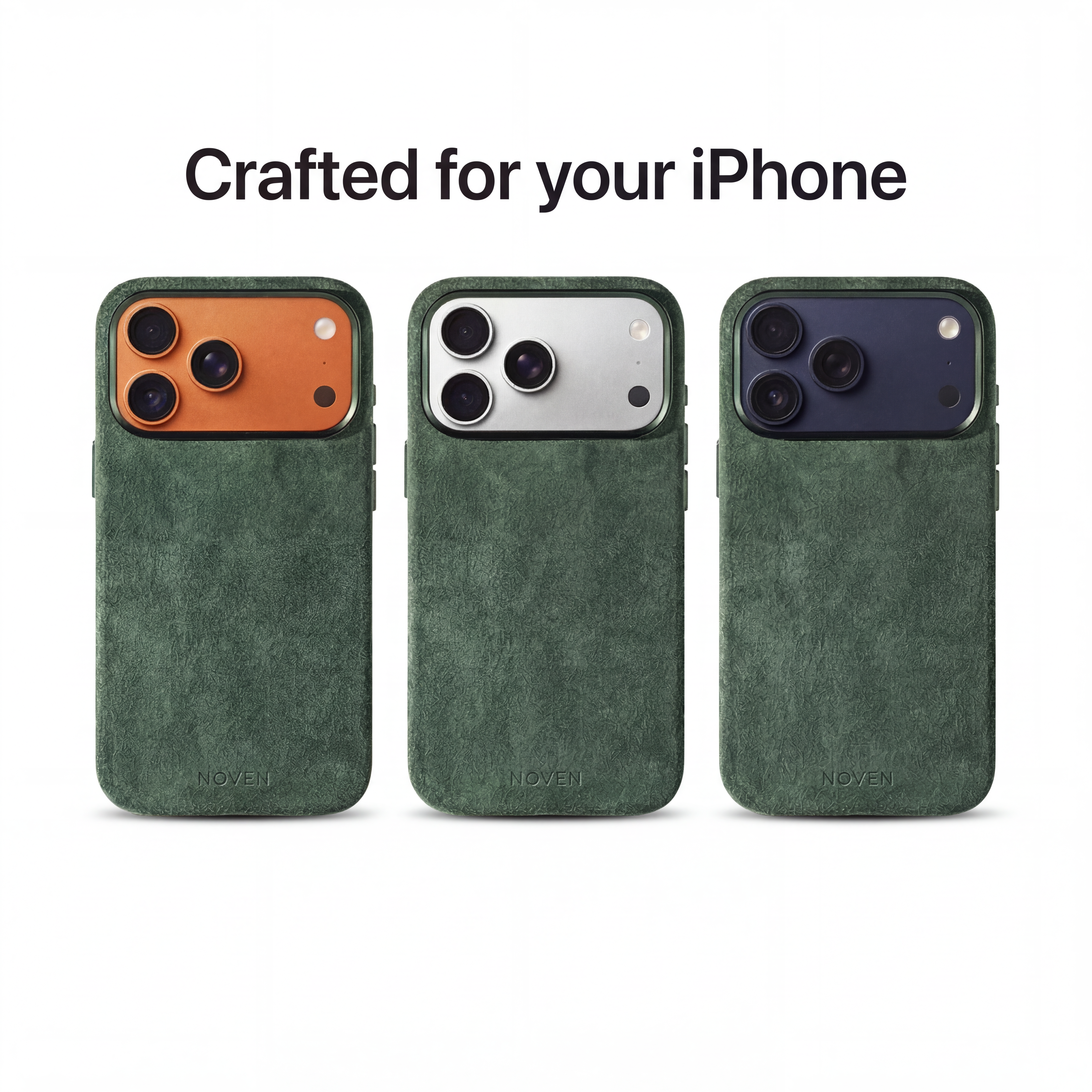 iPhone 17 Pro Max Alcantara Case - Green