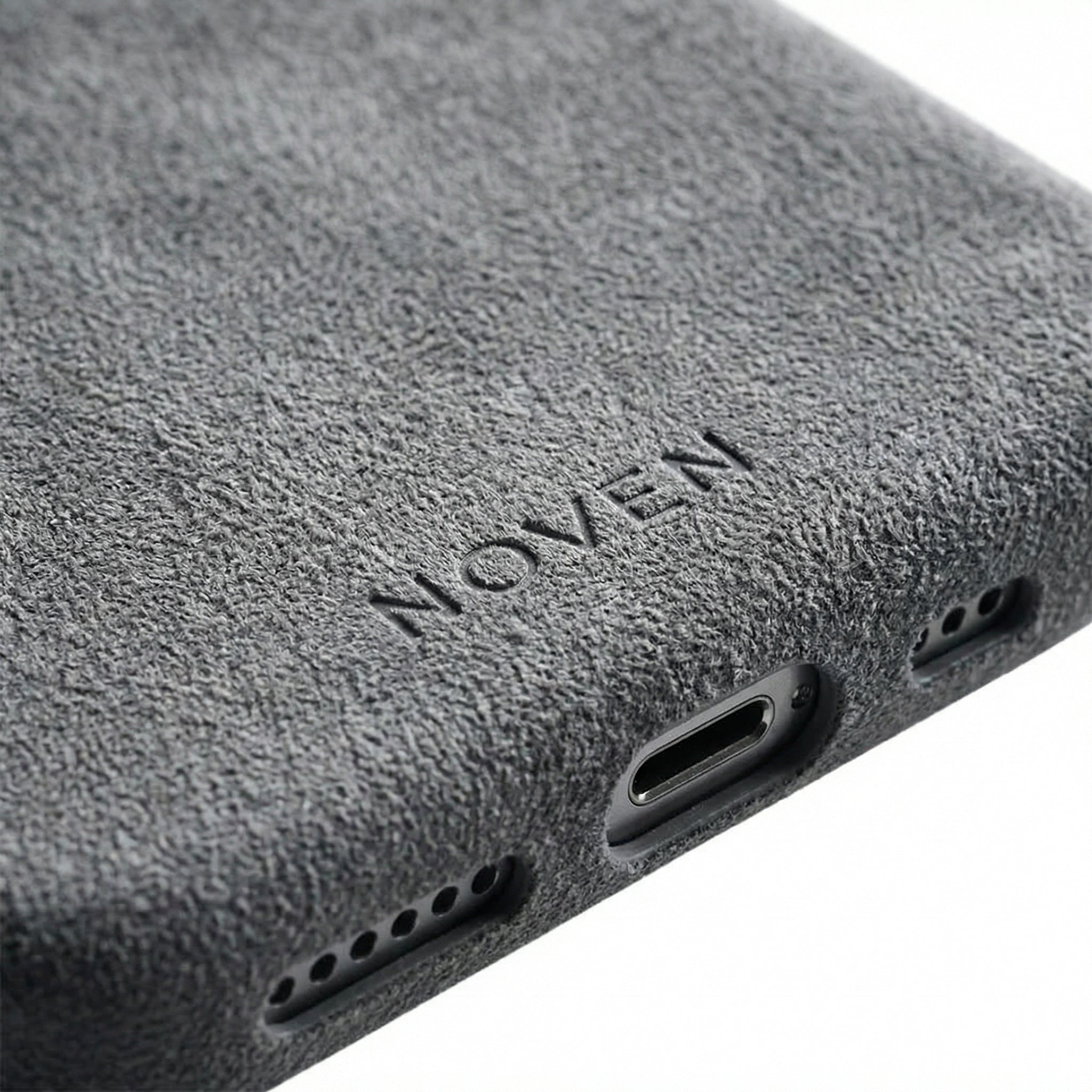 iPhone 17 Pro Alcantara Case - Light Grey