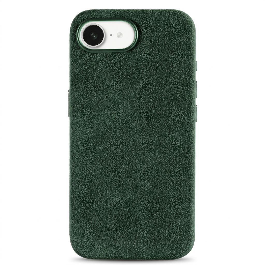 iPhone 16e Alcantara Case - Green