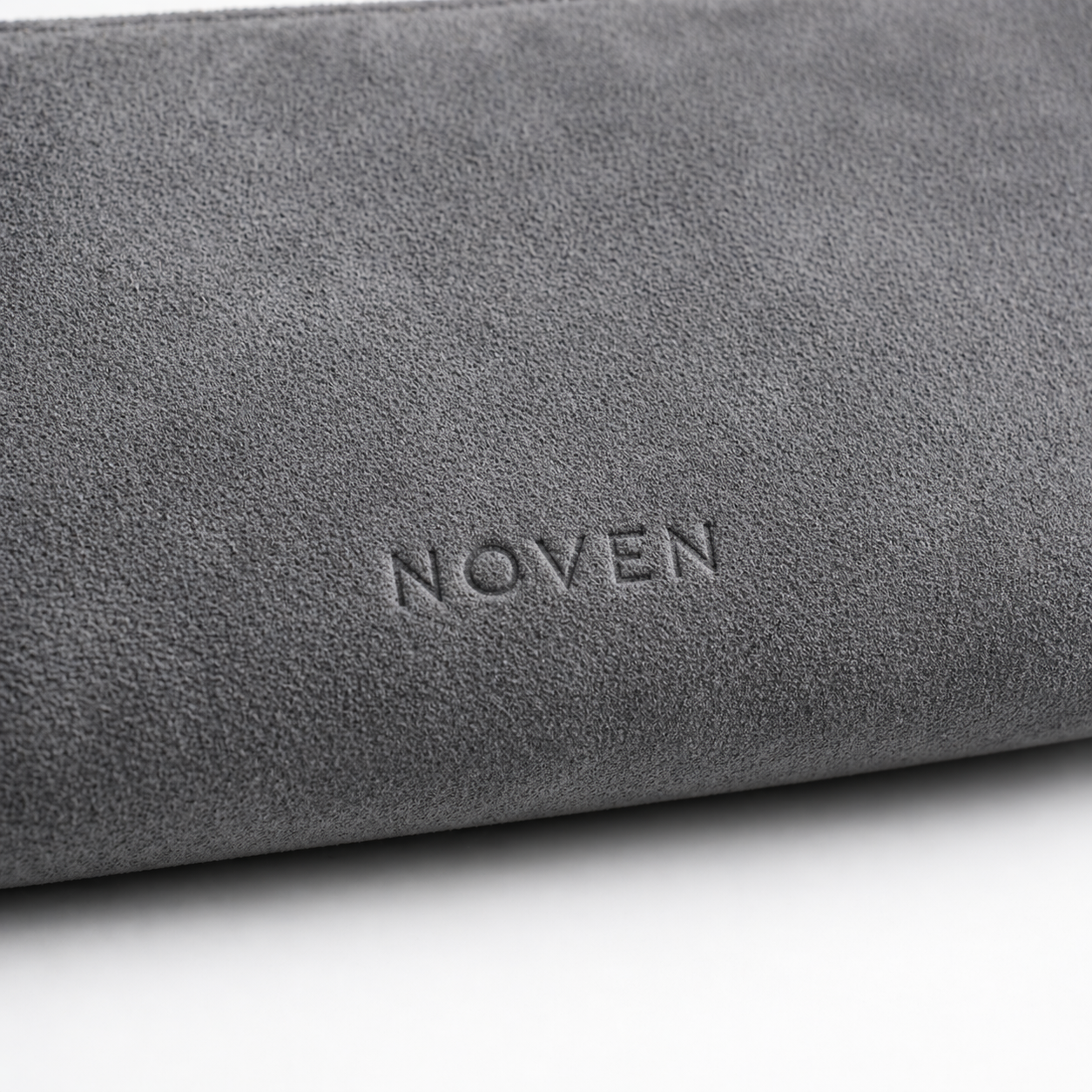Alcantara Pouch - Light Grey