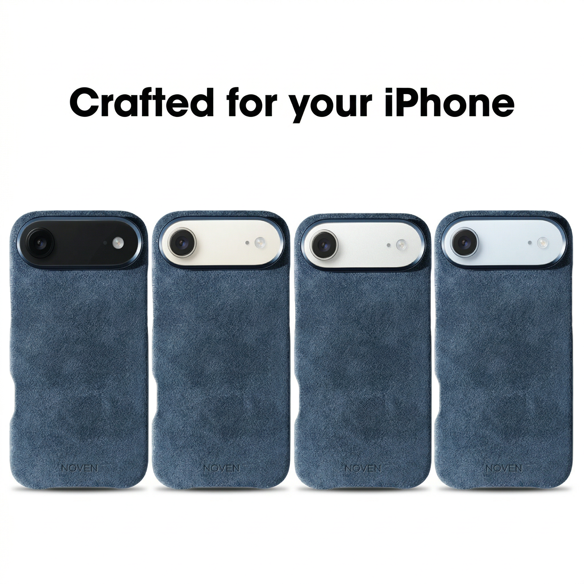 iPhone 17 Air Alcantara Case - Blue