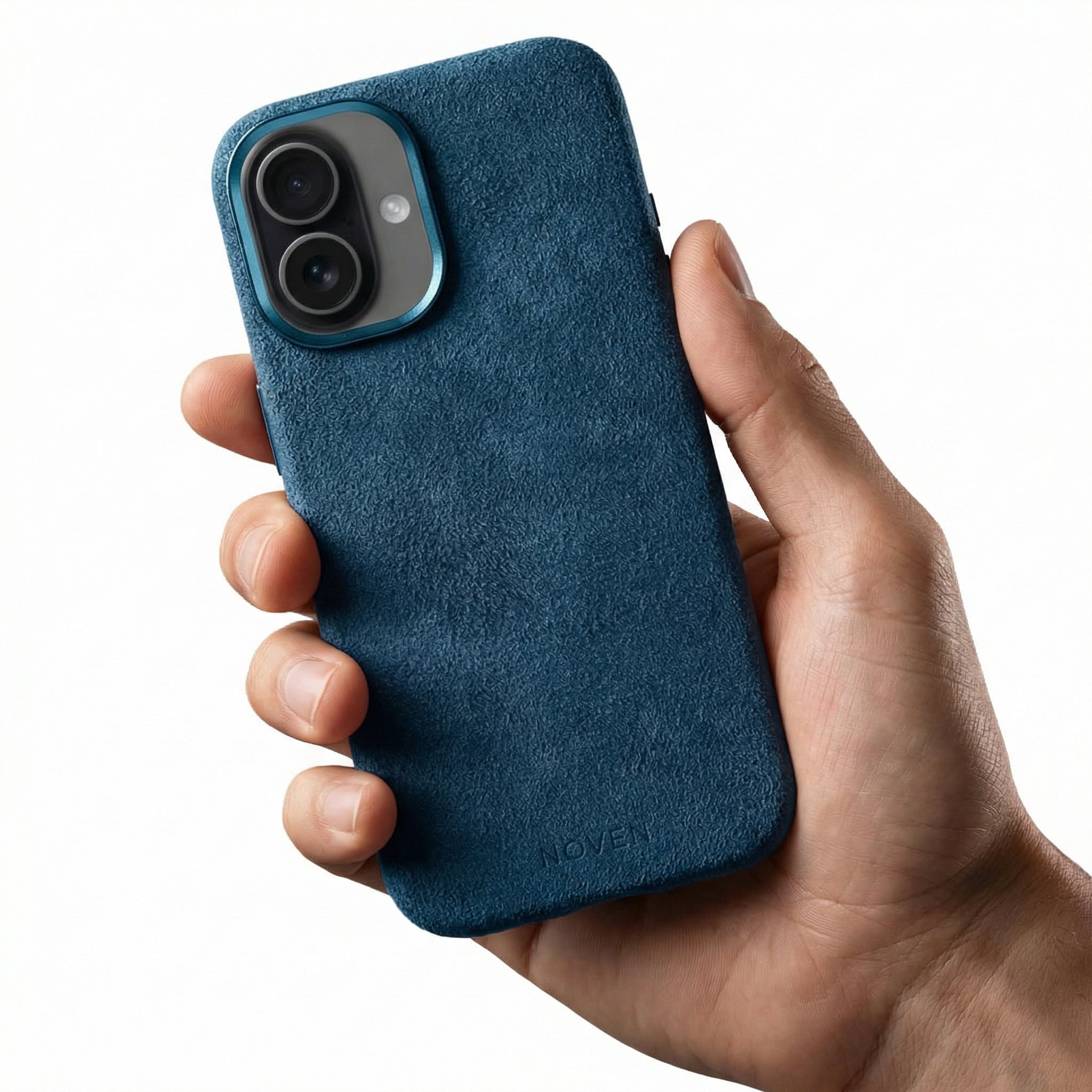 iPhone 16 Alcantara Case - Blue