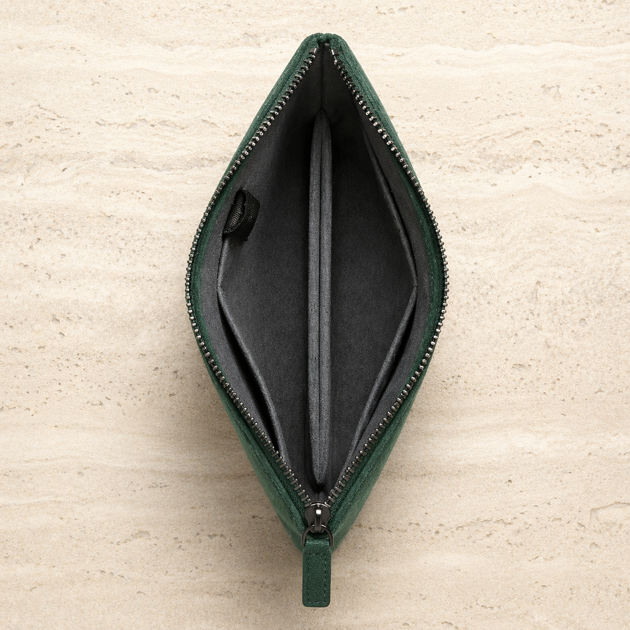 Alcantara Pouch - Green
