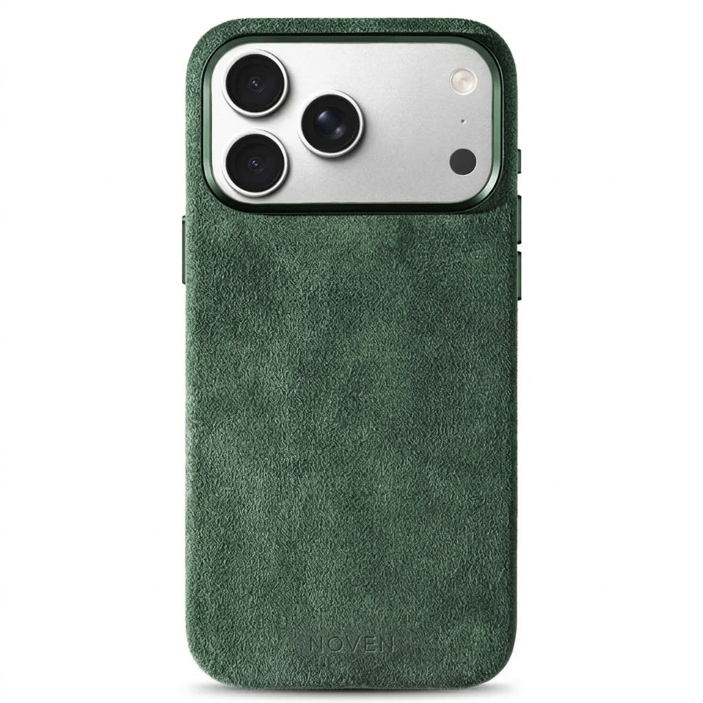 iPhone 17 Pro Max Alcantara Case - Green