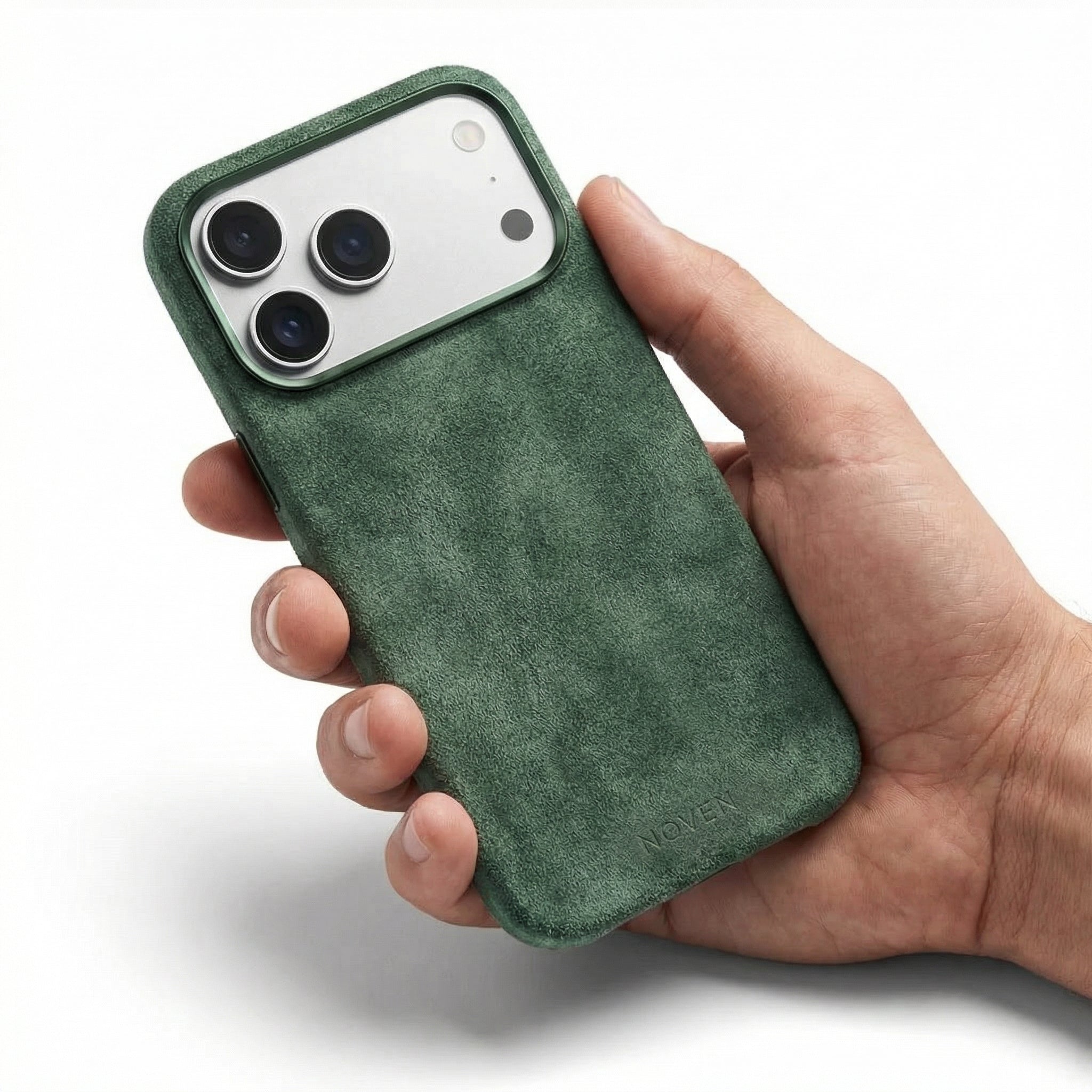iPhone 17 Pro Max Alcantara Case - Green