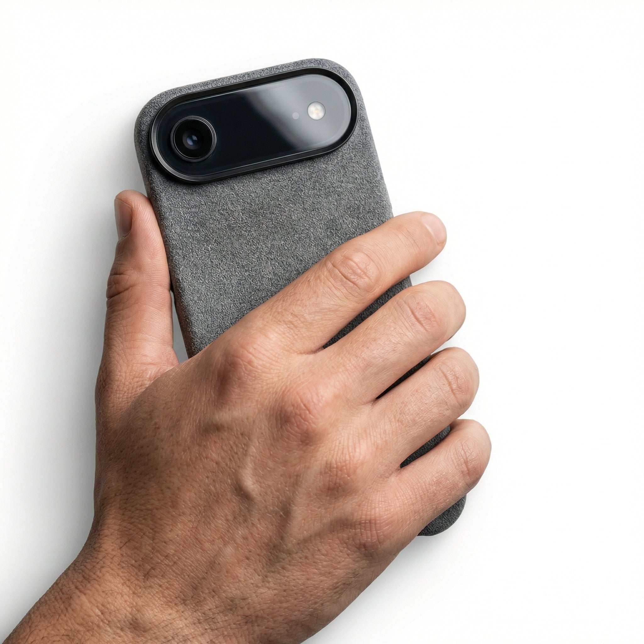 iPhone 17 Air Alcantara Case - Light Grey