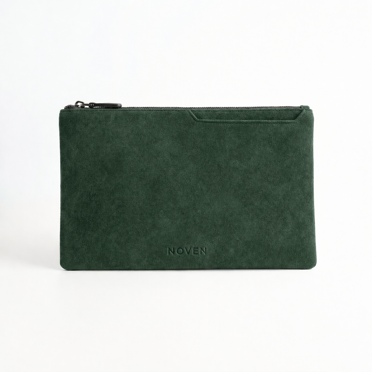 Alcantara Pouch - Green