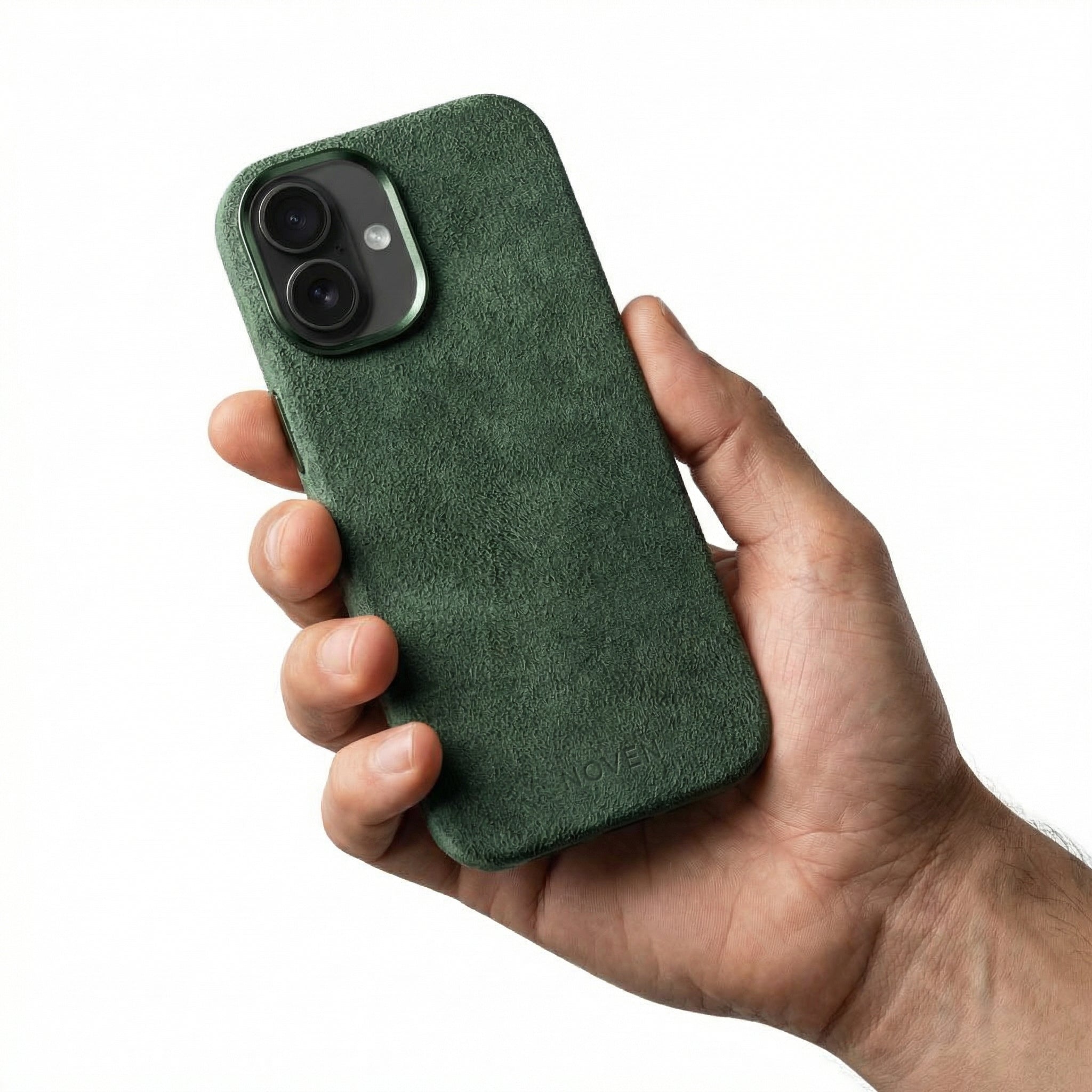 iPhone 16 Alcantara Case - Green