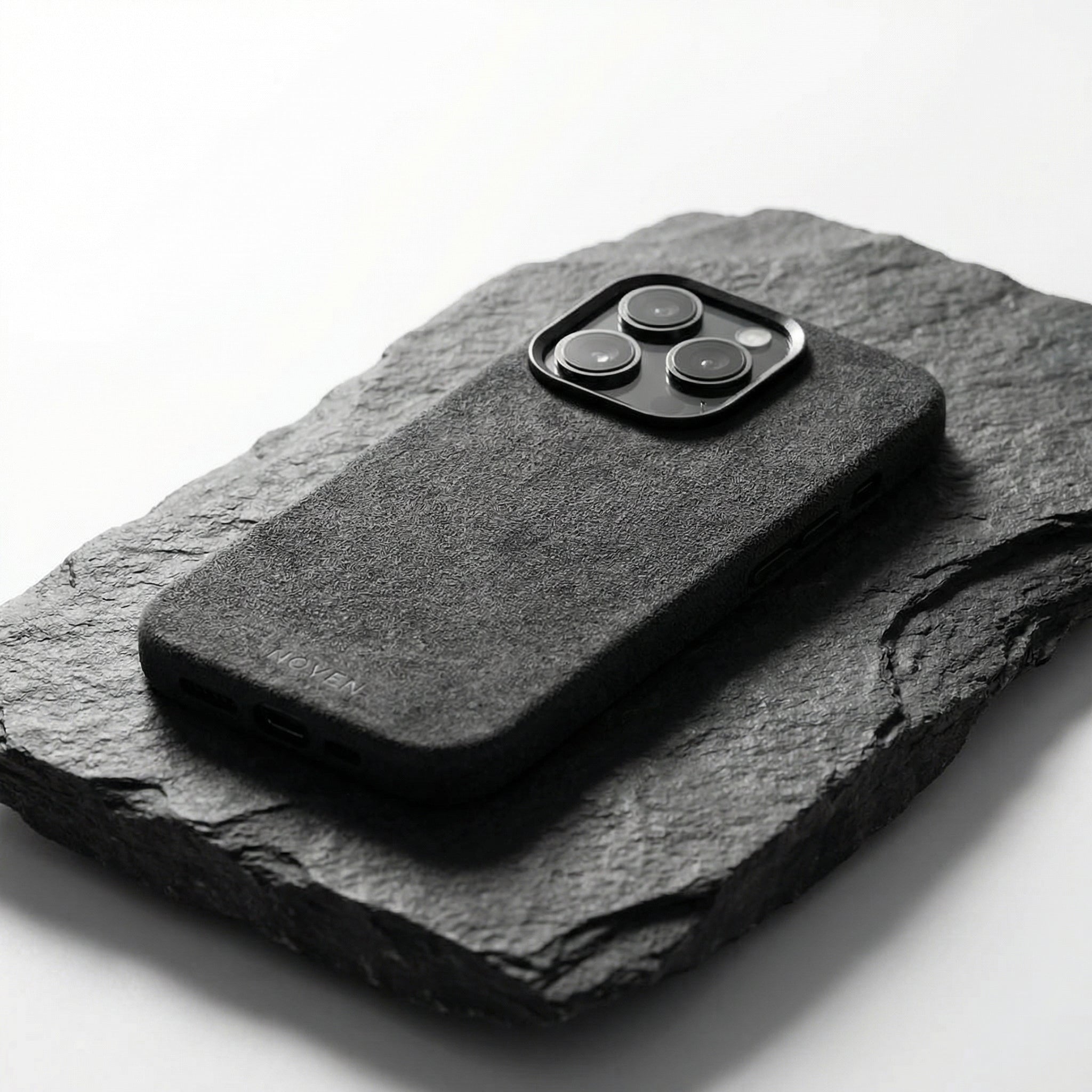 iPhone 16 Pro Max Alcantara Case - Dark Grey