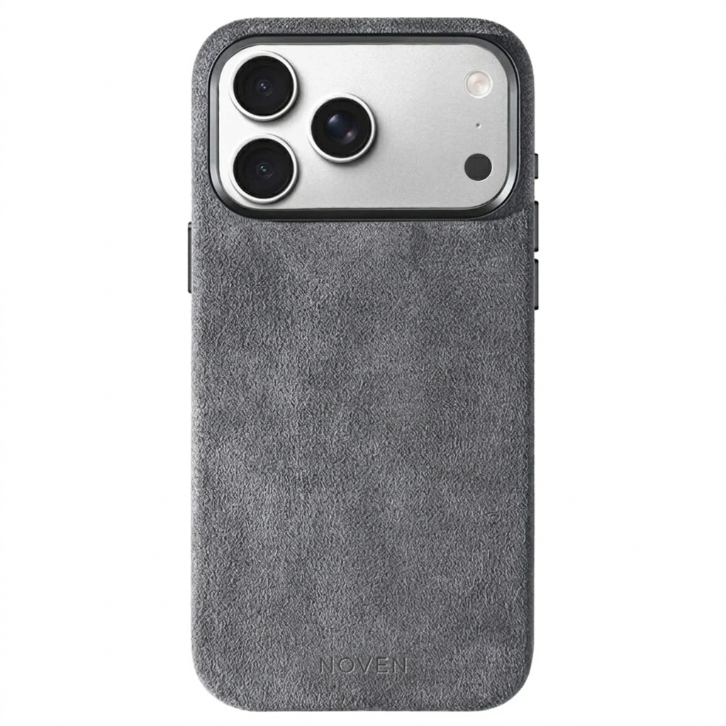 iPhone 17 Pro Alcantara Case - Light Grey