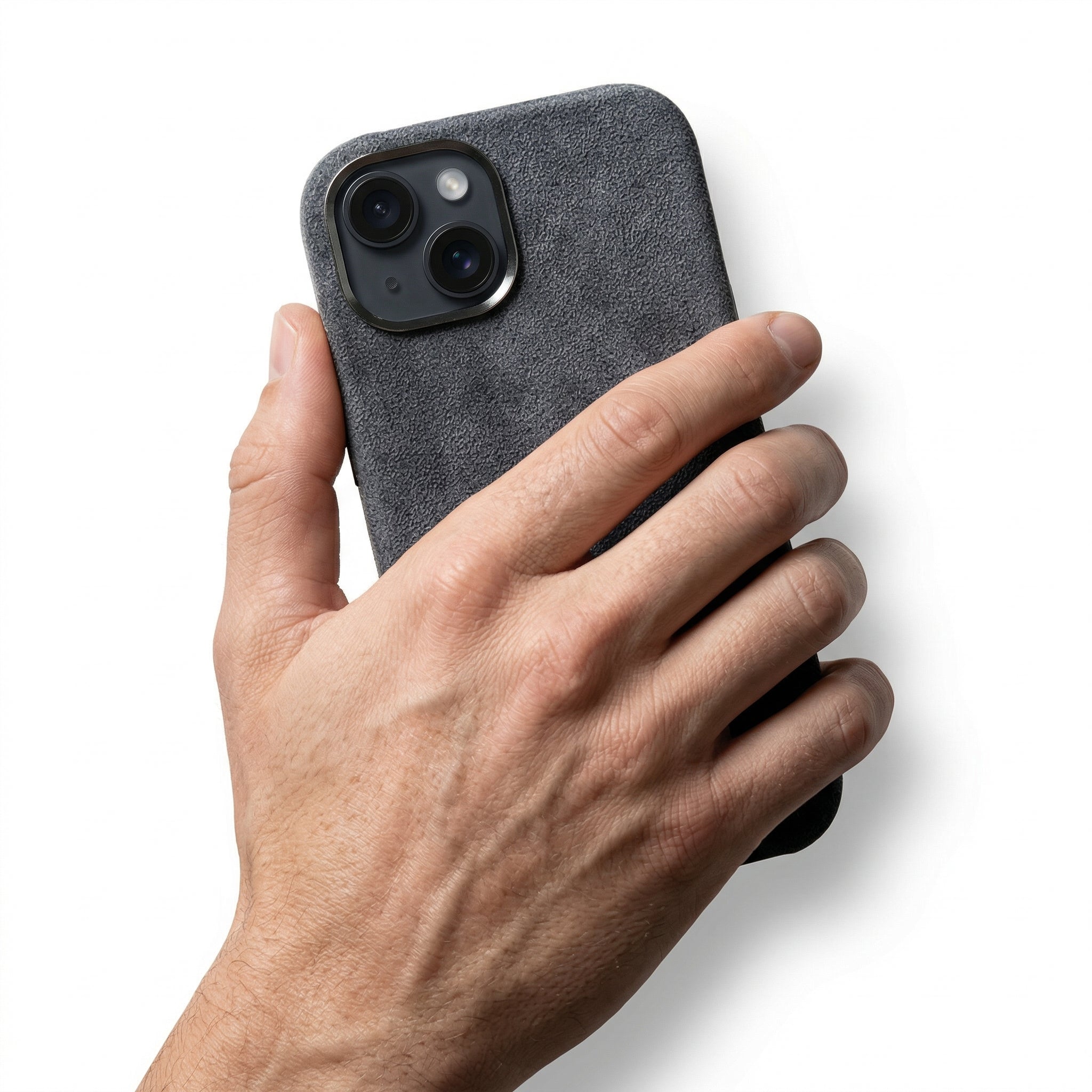 iPhone 14 - Alcantara Case - Dark Grey