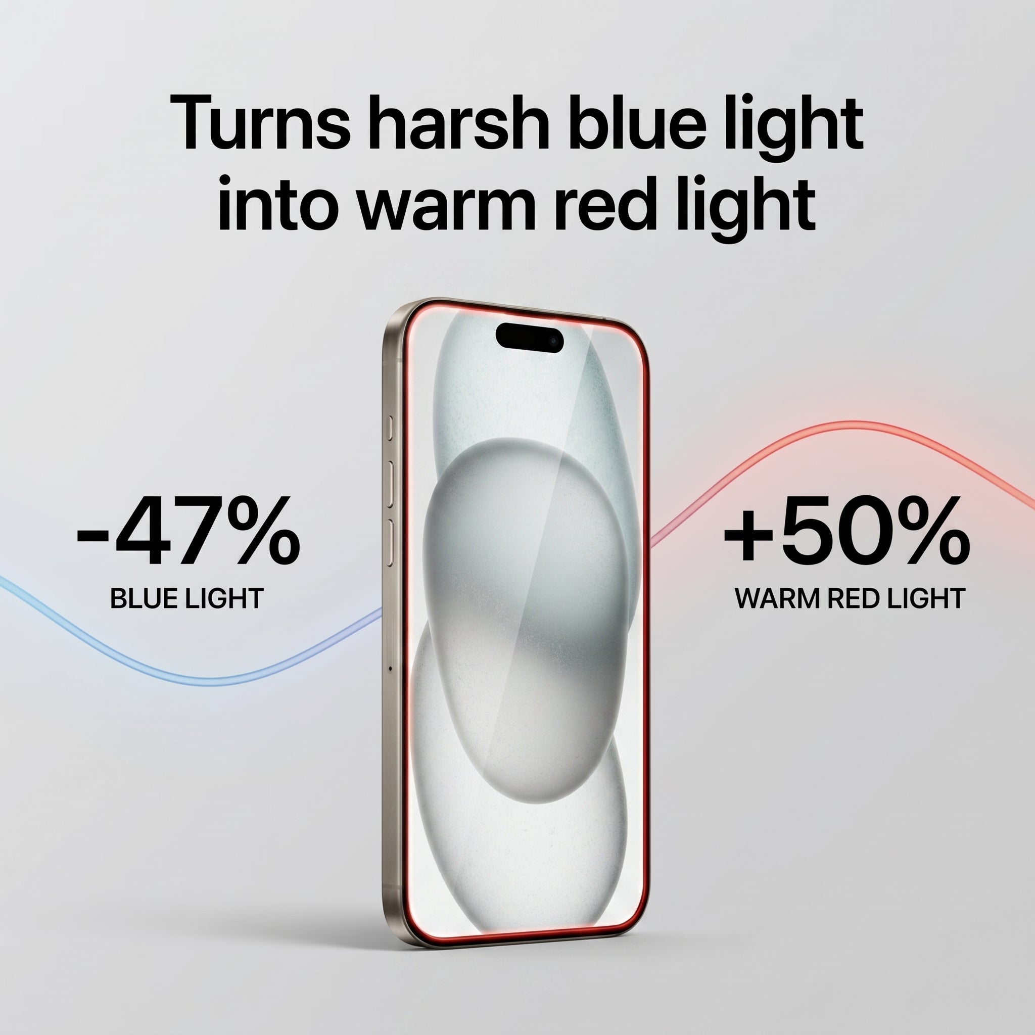 Red Light Clear Glass