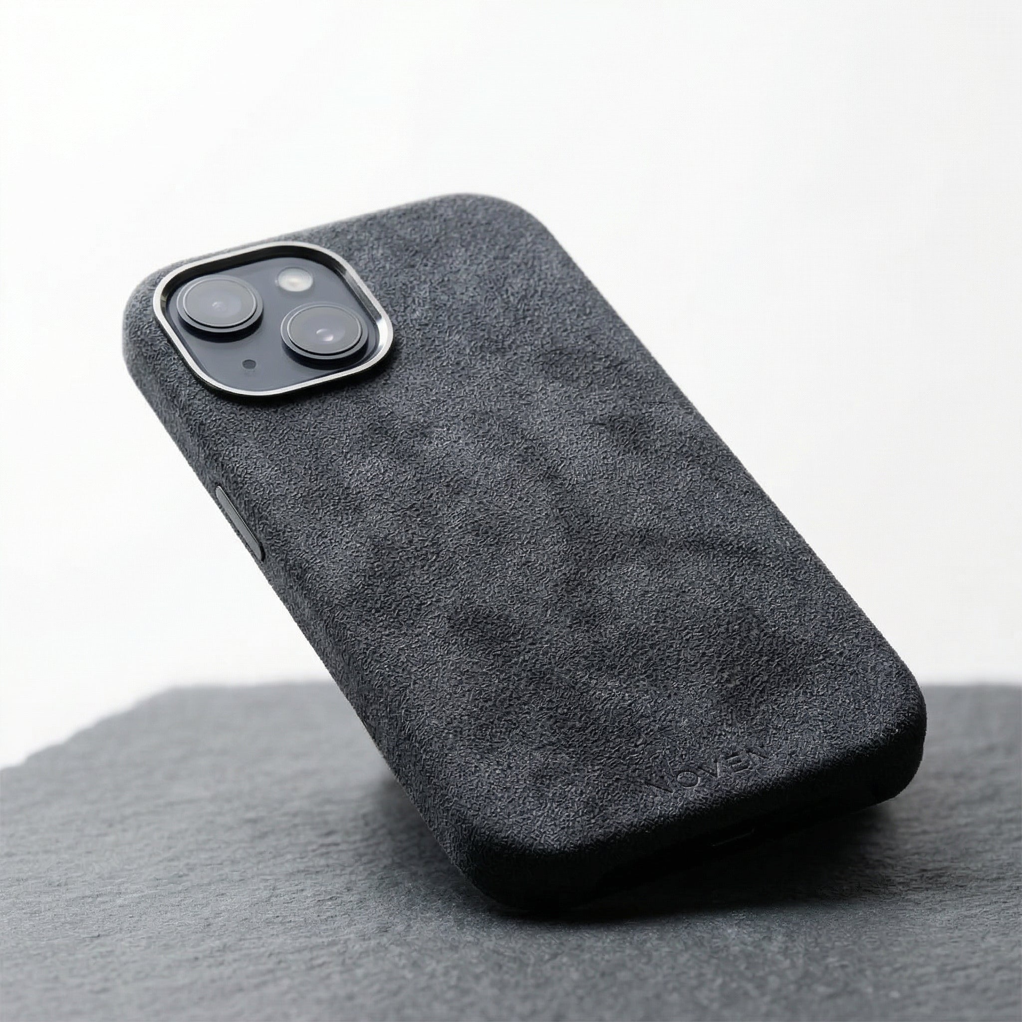 iPhone 14 - Alcantara Case - Dark Grey