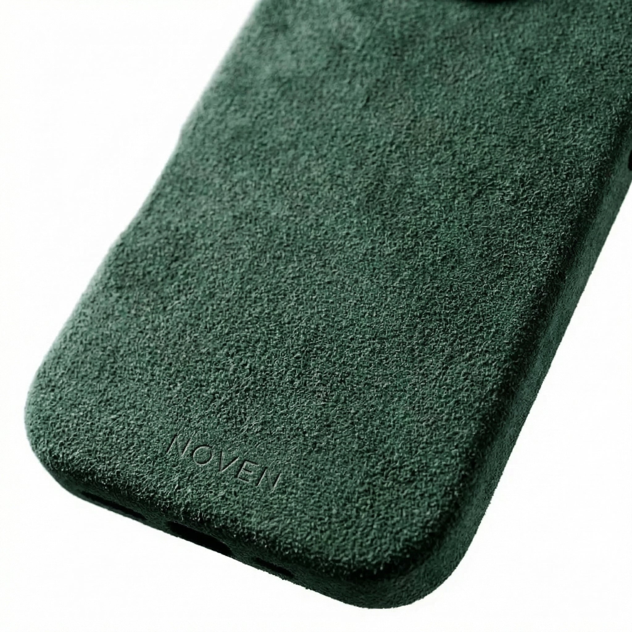 iPhone 15 Pro Alcantara Case - Green