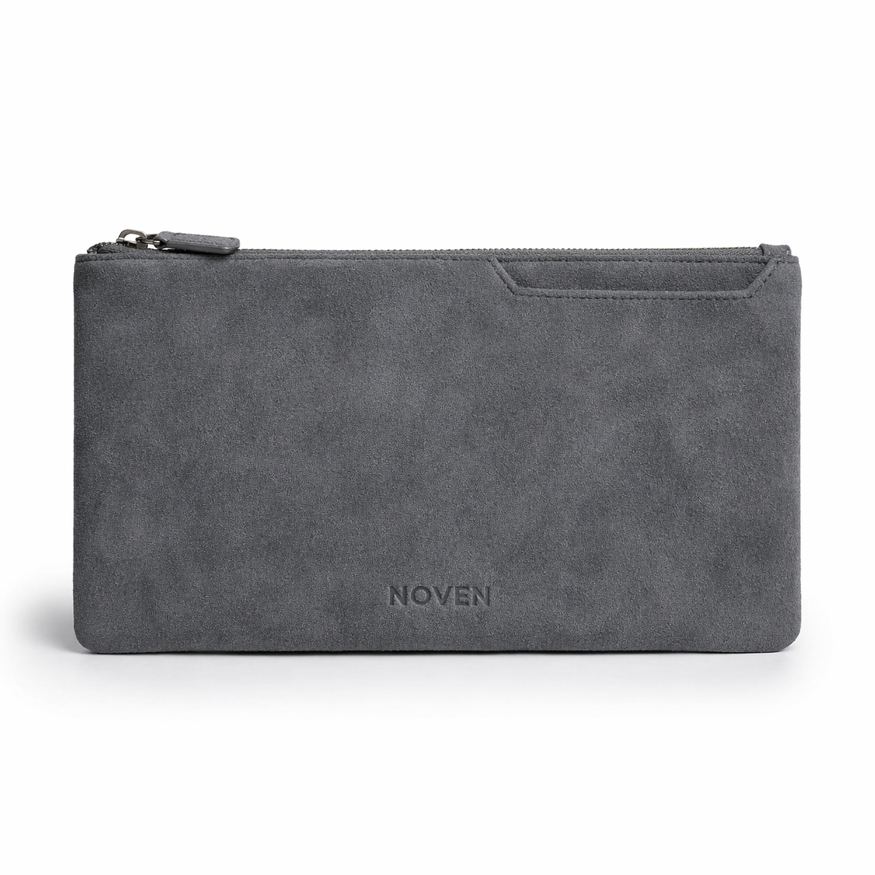 Alcantara Pouch - Light Grey