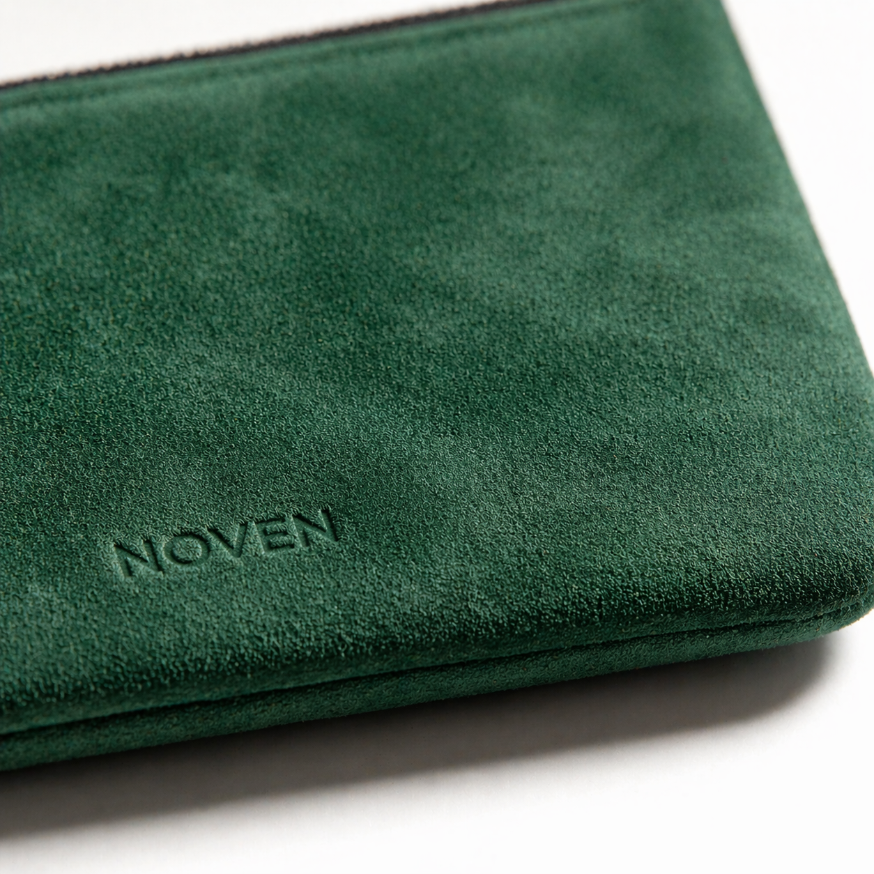Alcantara Pouch - Green