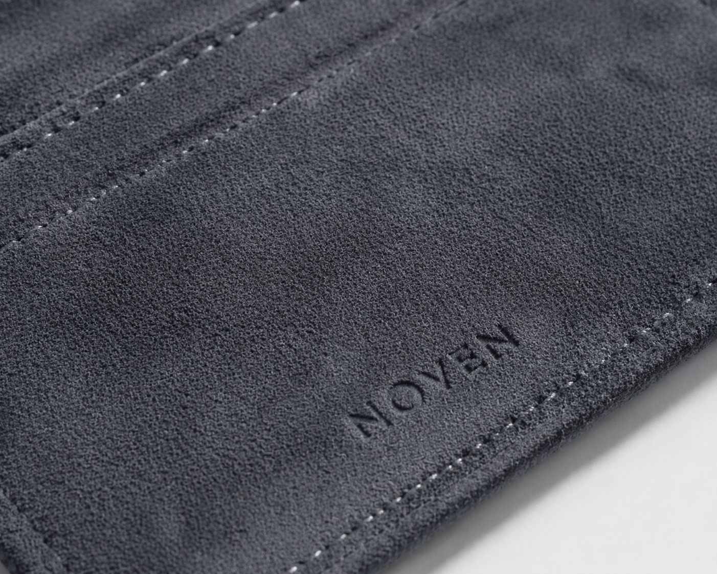 Alcantara Card Wallet - Dark Grey