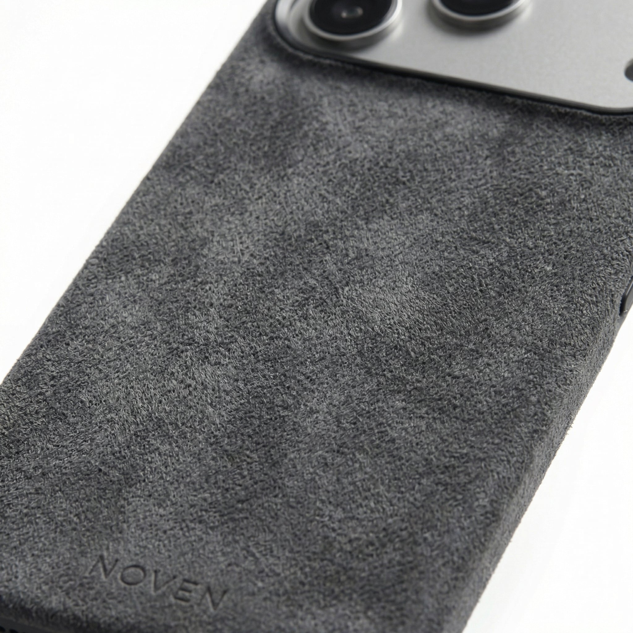 iPhone 17 Pro Max Alcantara Case - Dark Grey