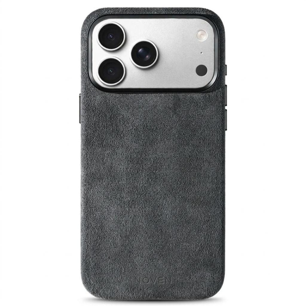 iPhone 17 Pro Alcantara Case - Dark Grey