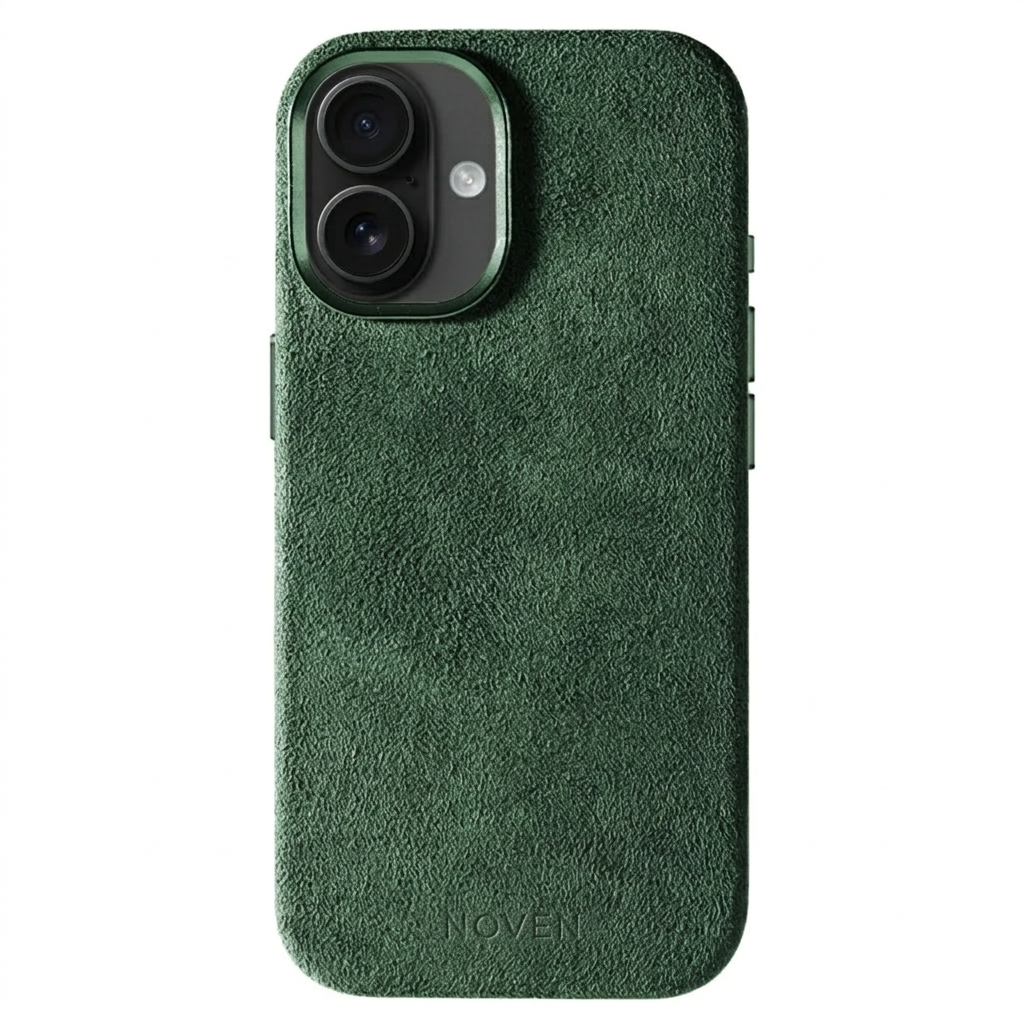 iPhone 16 Alcantara Case - Green