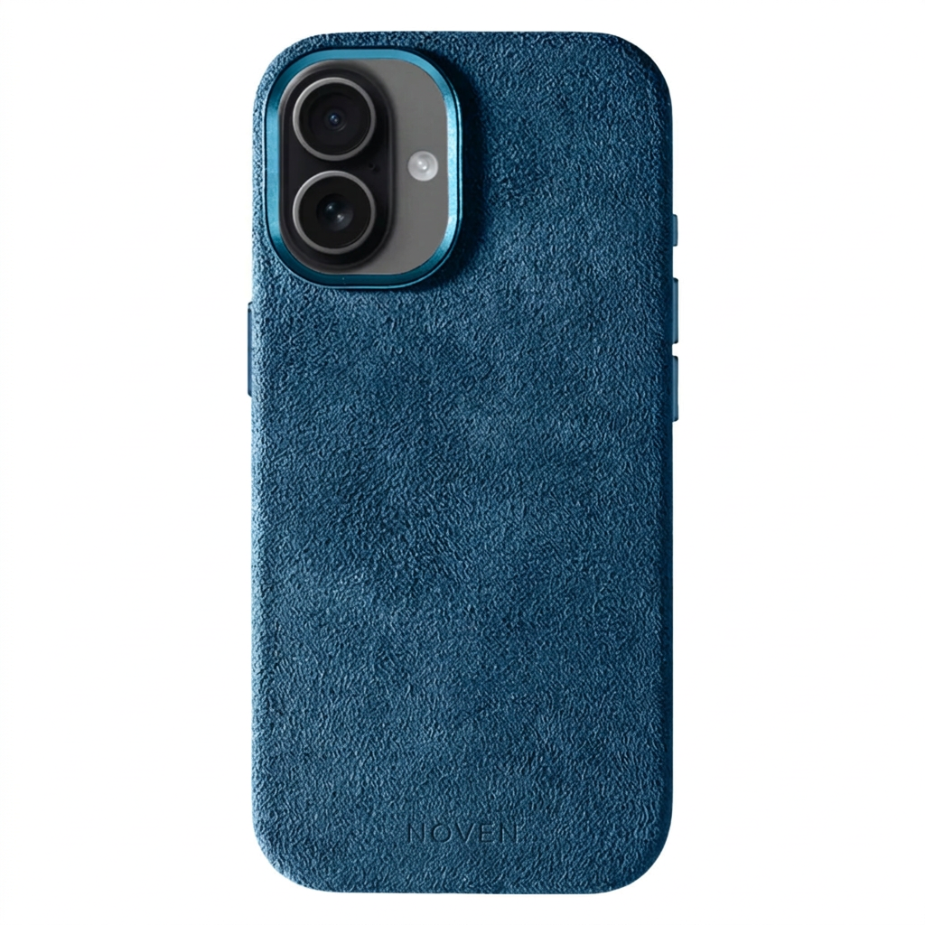 iPhone 16 Alcantara Case - Blue