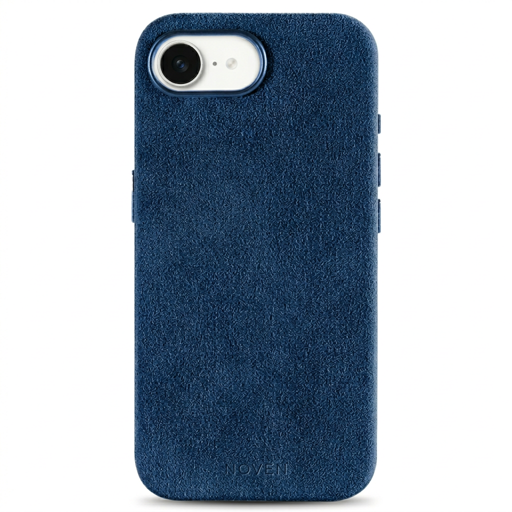 iPhone 16e Alcantara Case - Blue