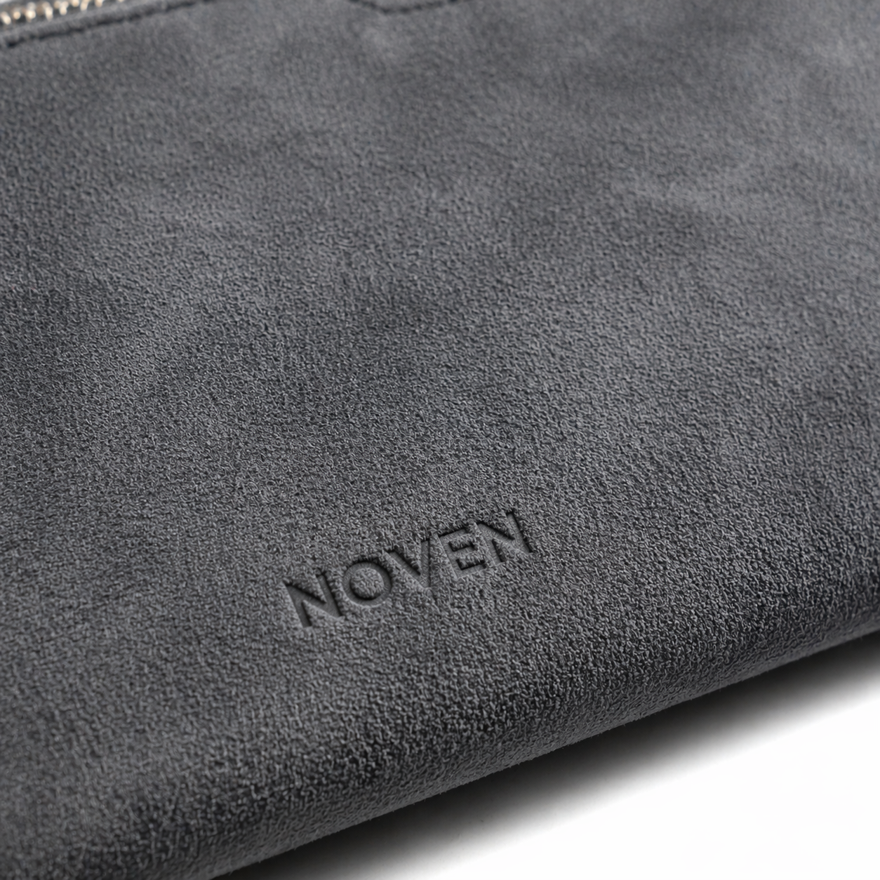 Alcantara Pouch - Dark Grey
