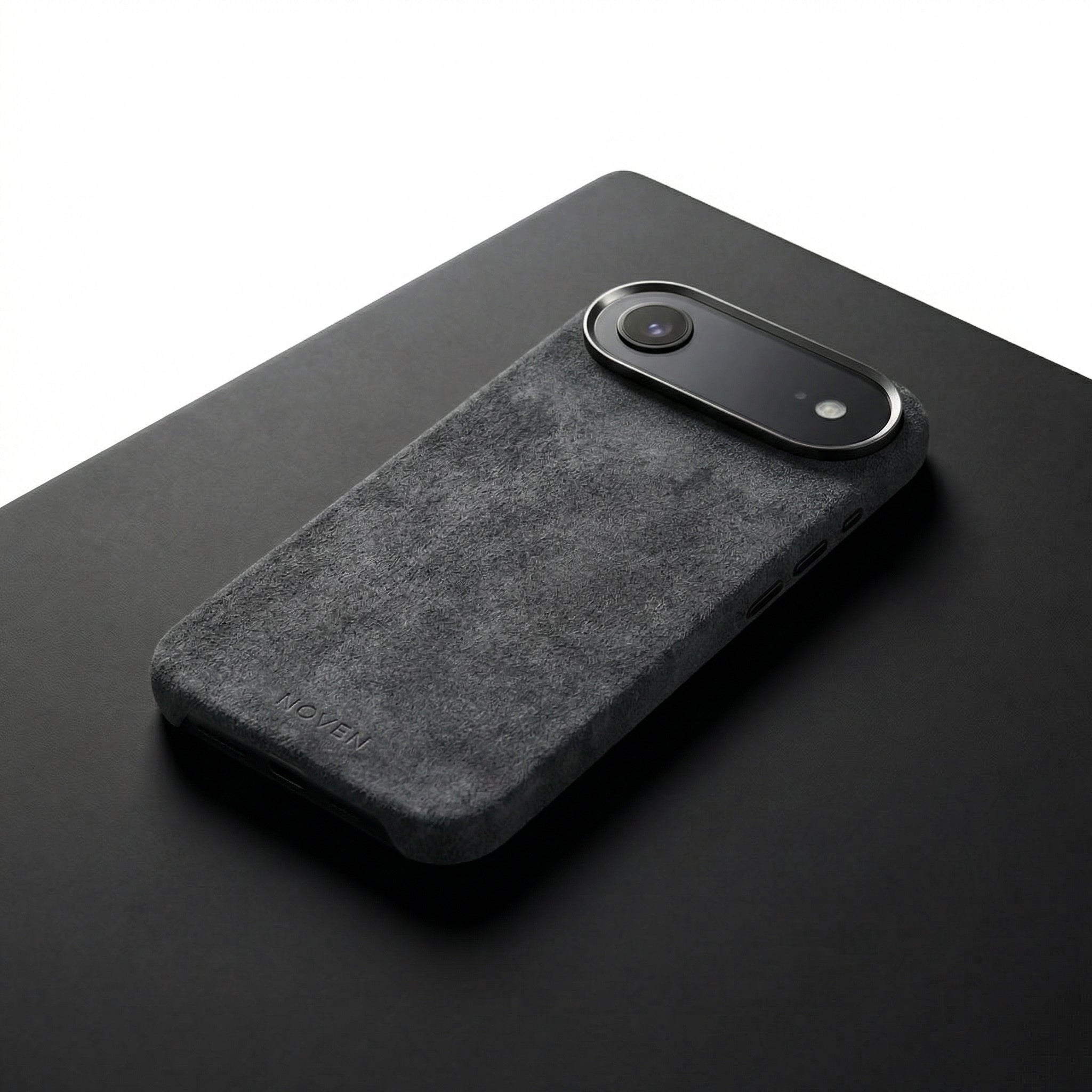 iPhone 17 Air Alcantara Case - Dark Grey
