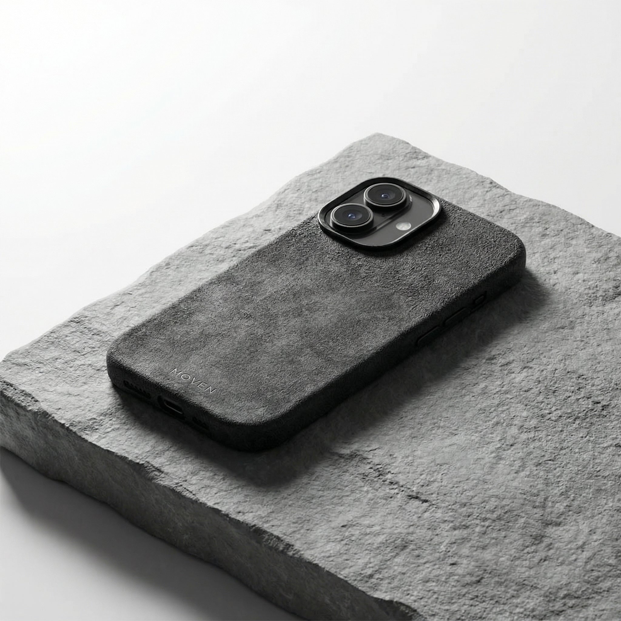 iPhone 17 Alcantara Case - Dark Grey