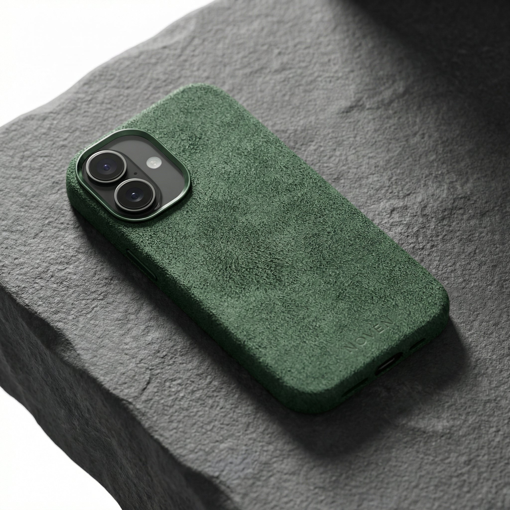 iPhone 17 Alcantara Case - Green