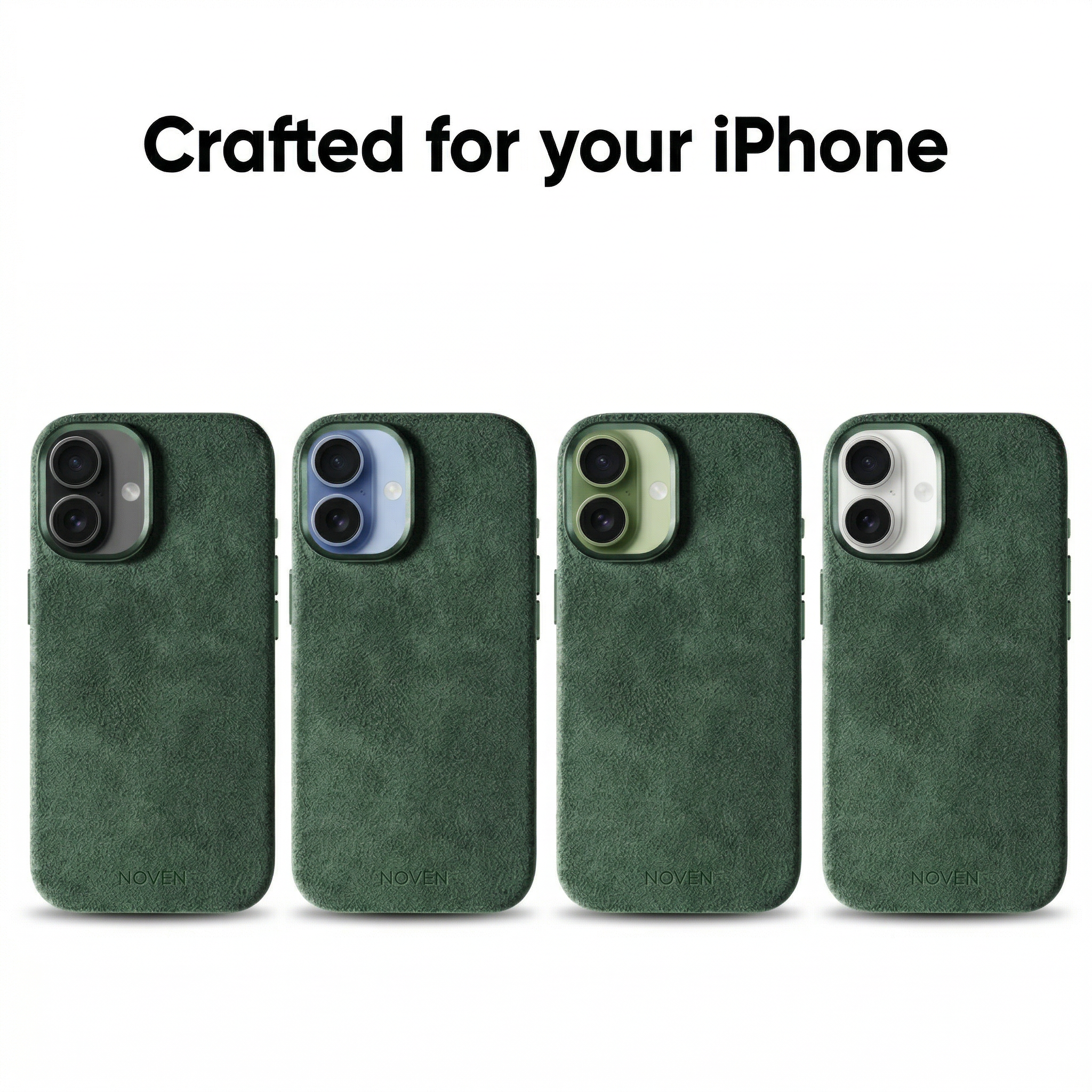 iPhone 17 Alcantara Case - Green